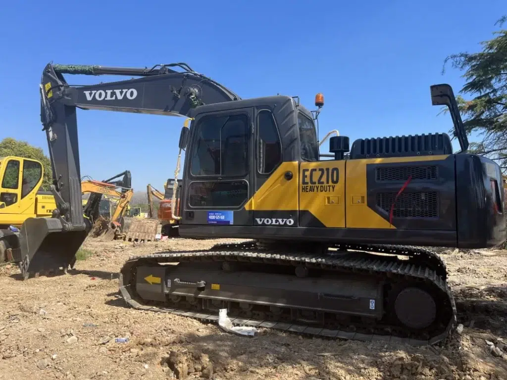 Used Volvo EC210 excavator