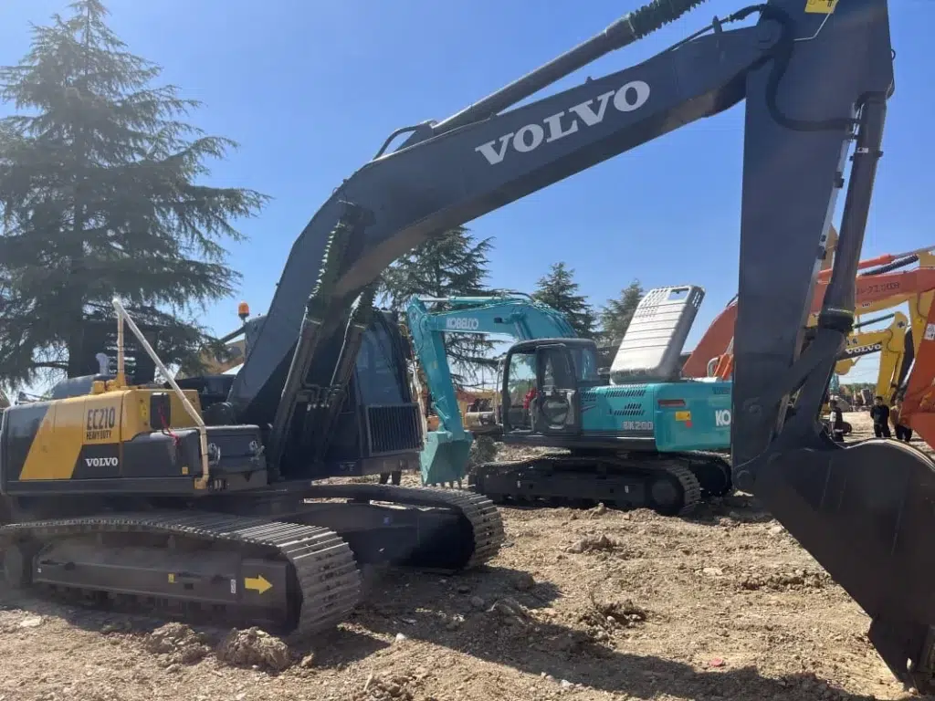 Used Volvo EC210 excavator