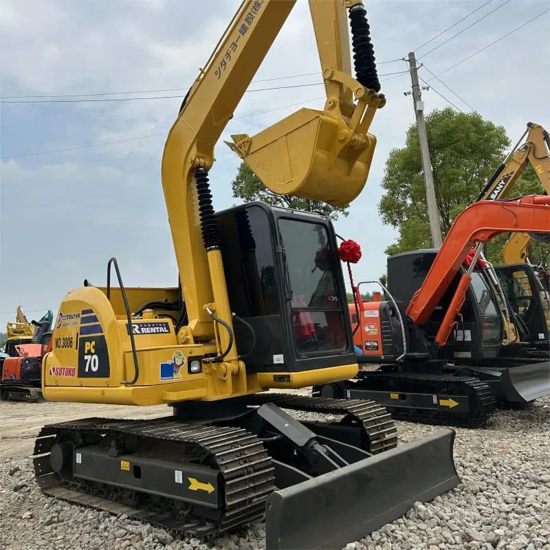 Used Komatsu PC70 excavator