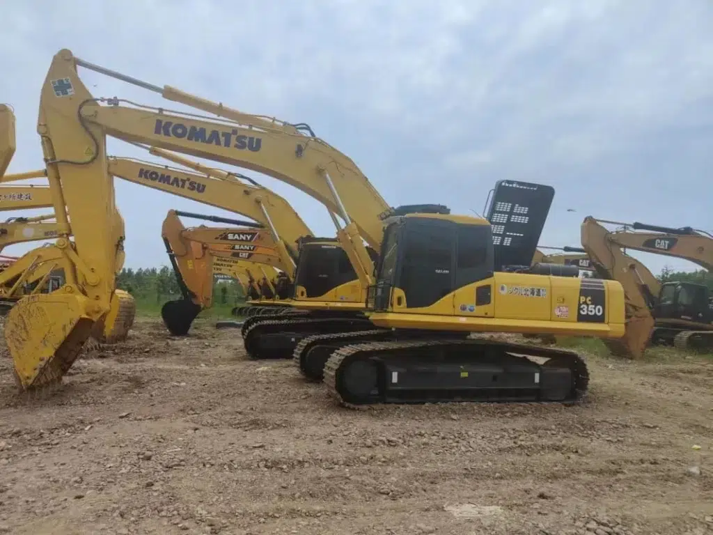 Used Komatsu PC350 excavator