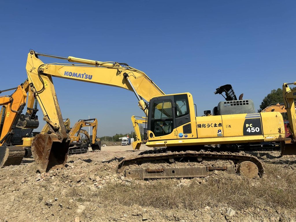 Used Komatsu PC450 excavator