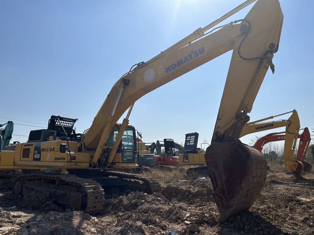 Used Komatsu PC450 excavator