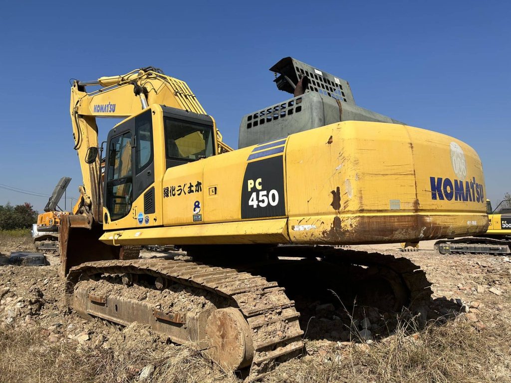 Used Komatsu PC450 excavator