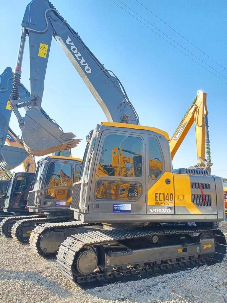 Used Volvo EC140 excavator